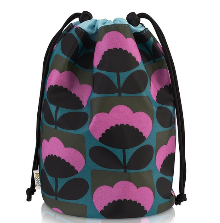 Orla Kiely Spring Bloom Barrel Wash Bag thefragrancecounter.co.uk